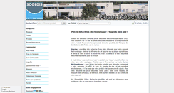 Desktop Screenshot of pieces-detachees.sogedis.fr