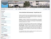 Tablet Screenshot of pieces-detachees.sogedis.fr